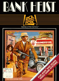 Bank Heist Atari 2600 US box art